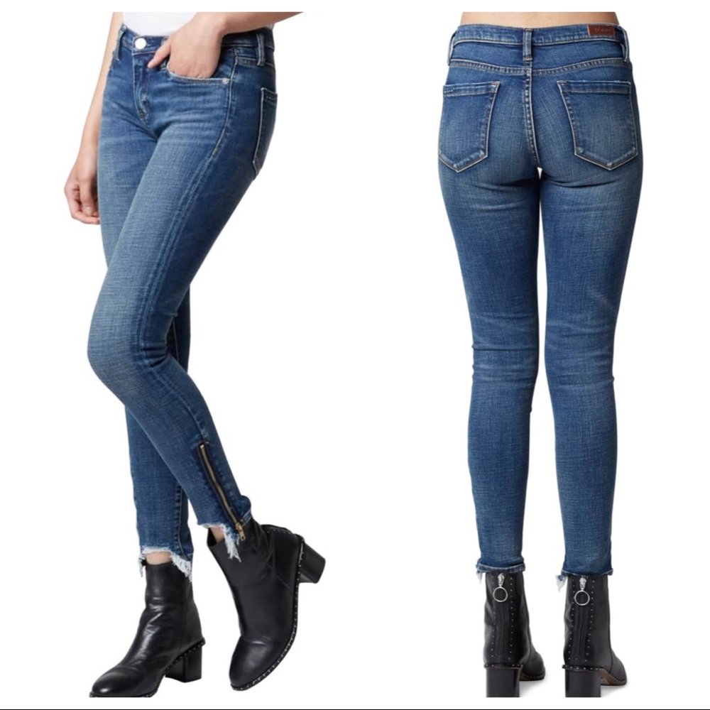 NWT BLANKNYC The Reade Stagger Hem Skinny Jeans - Picture 1 of 6